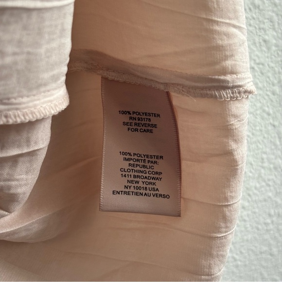 NWT Philosophy Blush Pleated Maxi Skirt Rose Cream Long Flowy Feminine Skirt - Picture 5 of 6